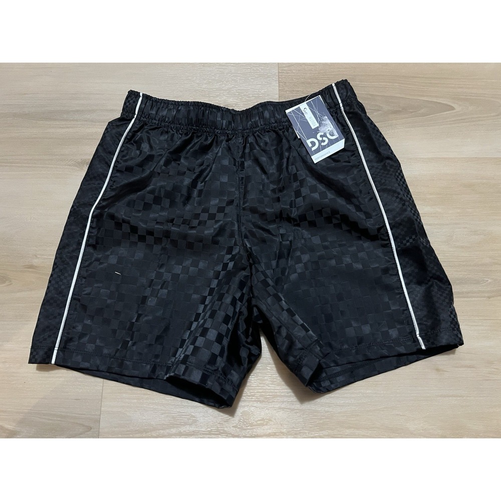 NWT DSG Woven Soccer Shorts Performance Boys Youth Sports Large Black Nylon New